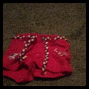 Red shorts